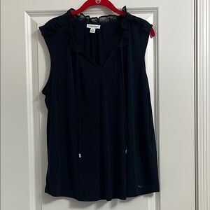 Calvin Klein Blue Sleeveless Relaxed Tank Top